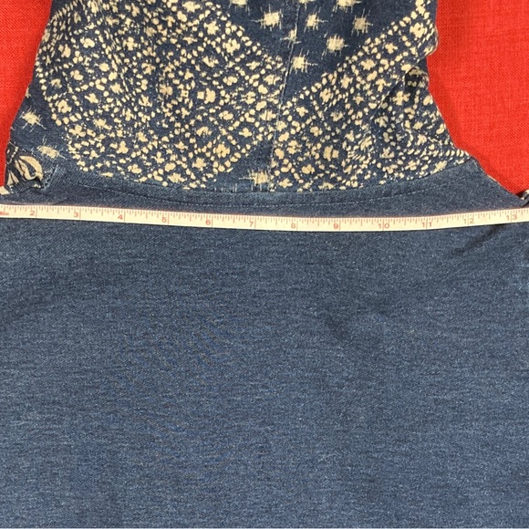 Free People FP Movement  Shibori Swing Cardigan Hoodie Indigo SZ M - Picture 13 of 14